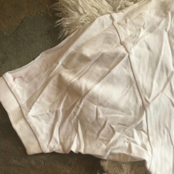 Vintage Logo Polo Shirt Kangaroo Pub Hong Kong Sz XL White Travel Foreign READ - Picture 3 of 7